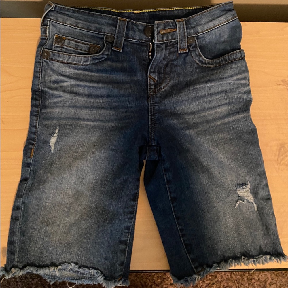 True Religion Boys Geno Denim Jean shorts